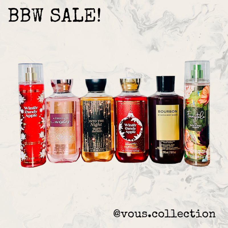 BBW Shower Gel & Body Mist Original SALE