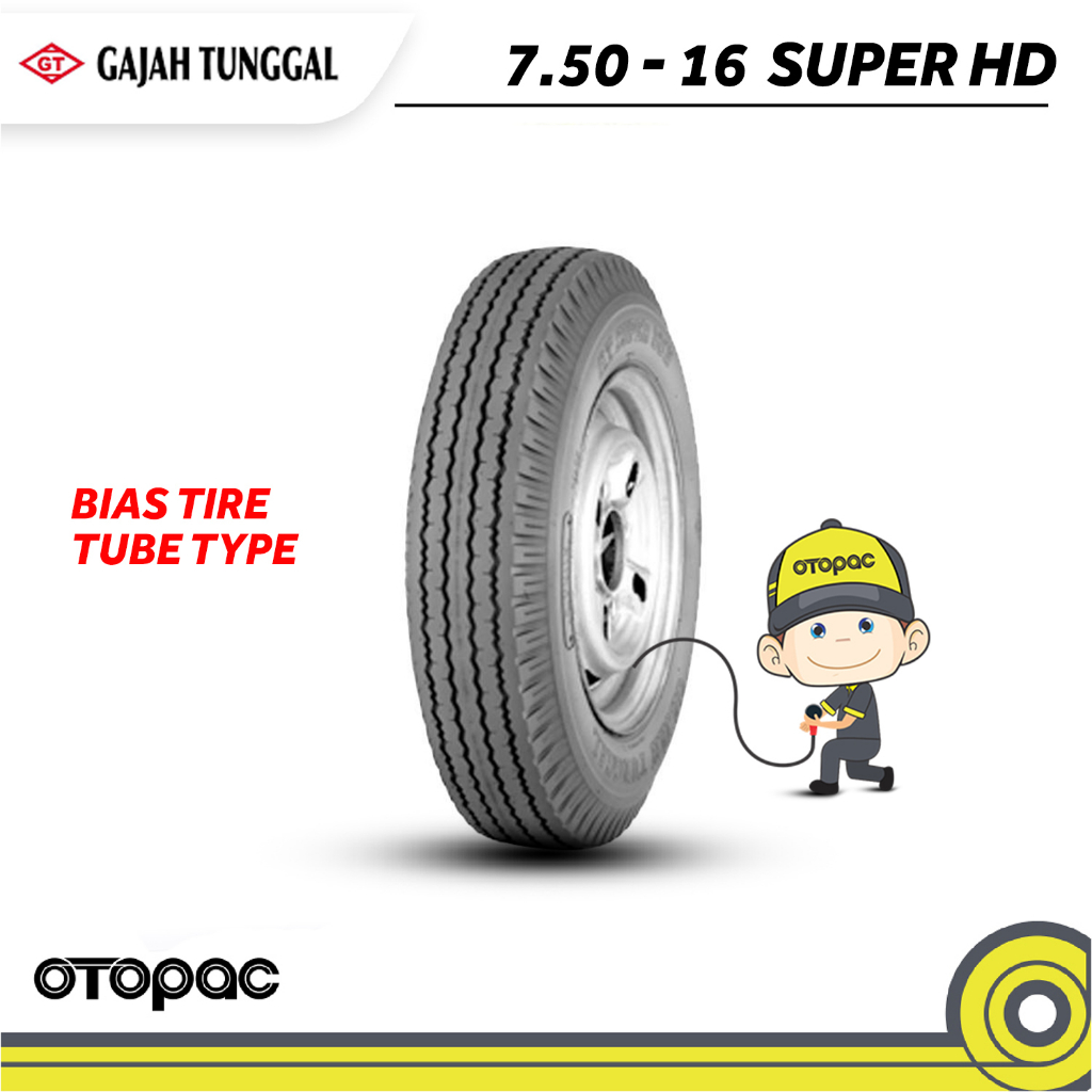 Ban Mobil Truk Gajah Tunggal 7.50-16 Super HD