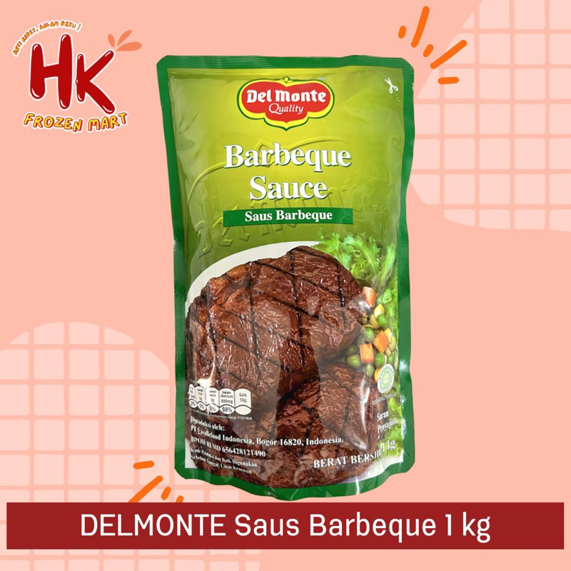 

Del Monte Saus Barbeque 1kg (delmonte bumbu sauce bbq) HK Frozen Mart