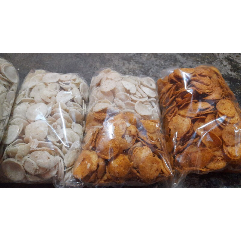 

Krupuk seblak/seblak mawar/kripik basreng