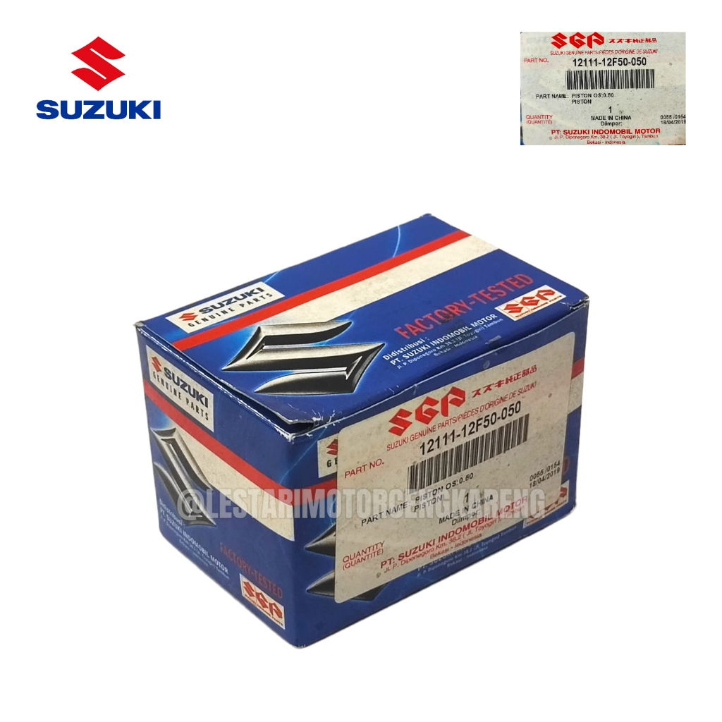 PISTON RING SEHER THUNDER 125 OVERSIZE 0 50 STANDART ORI SUZUKI