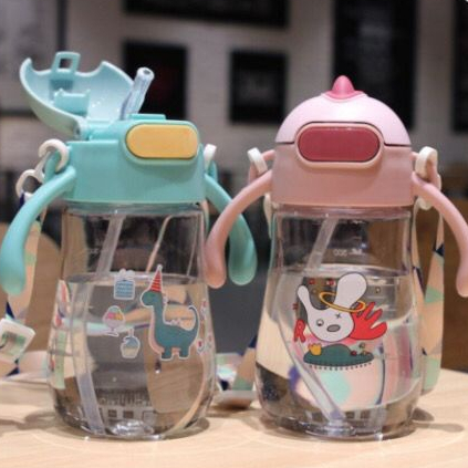 [TULALA SHOP]Botol Minum Anak Air mancur Motif Animal Childrens Botol Minum Anak karakter/