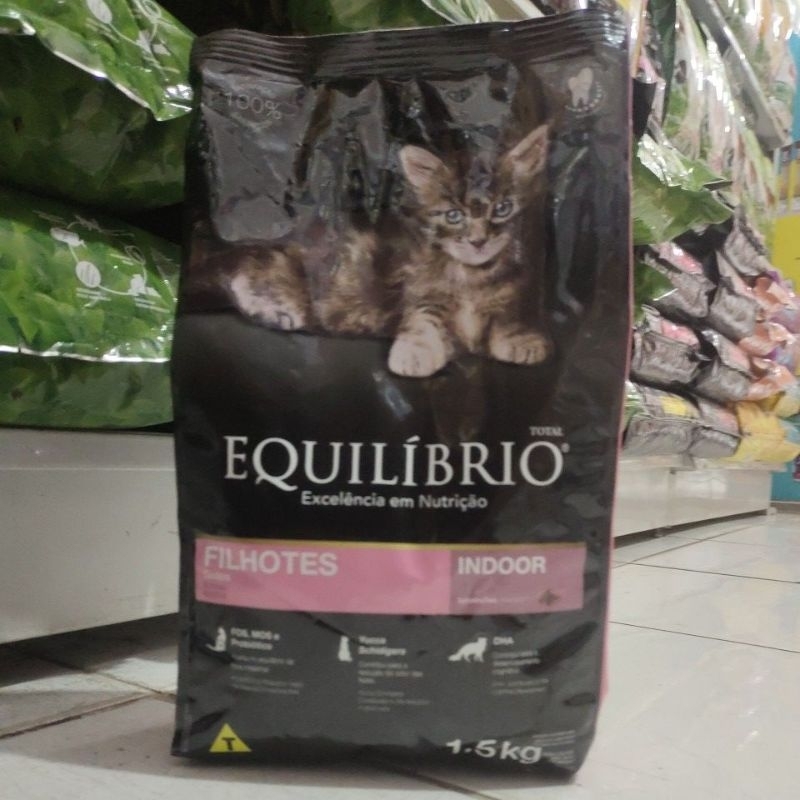 EQUILIBRO Kitten 1,5kg Freshpack makanan anakan kucing Dray food