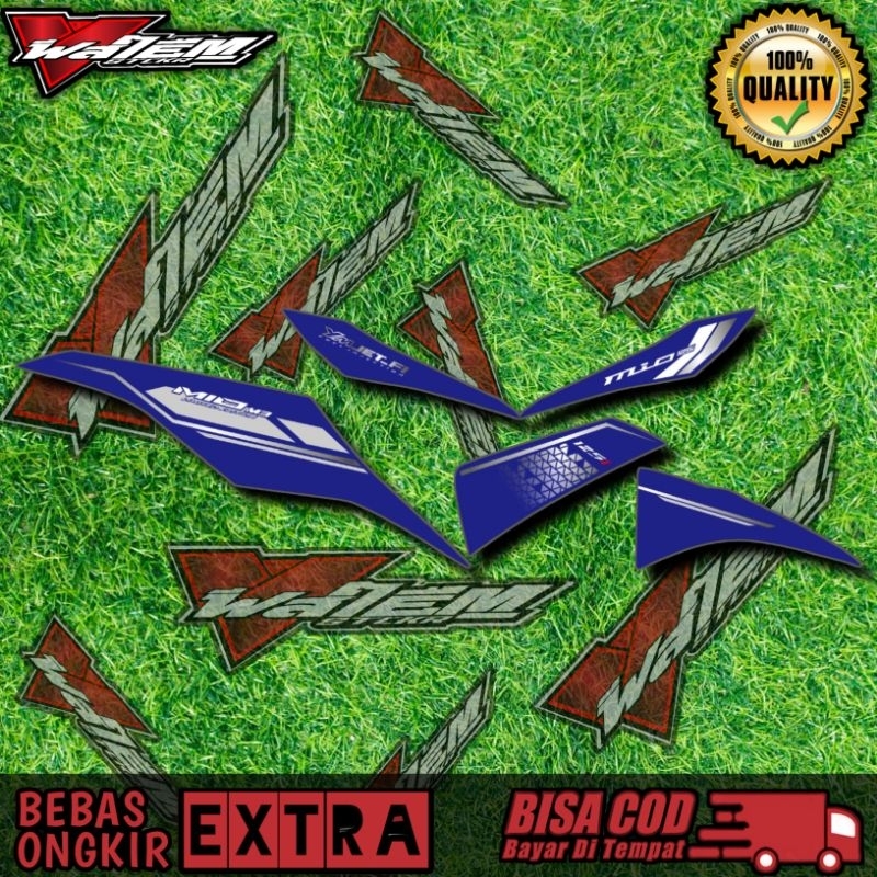 STRIPING TRANSPARAN MIO M3 125 MIO Z 125 CUSTOM LIST LUSTER