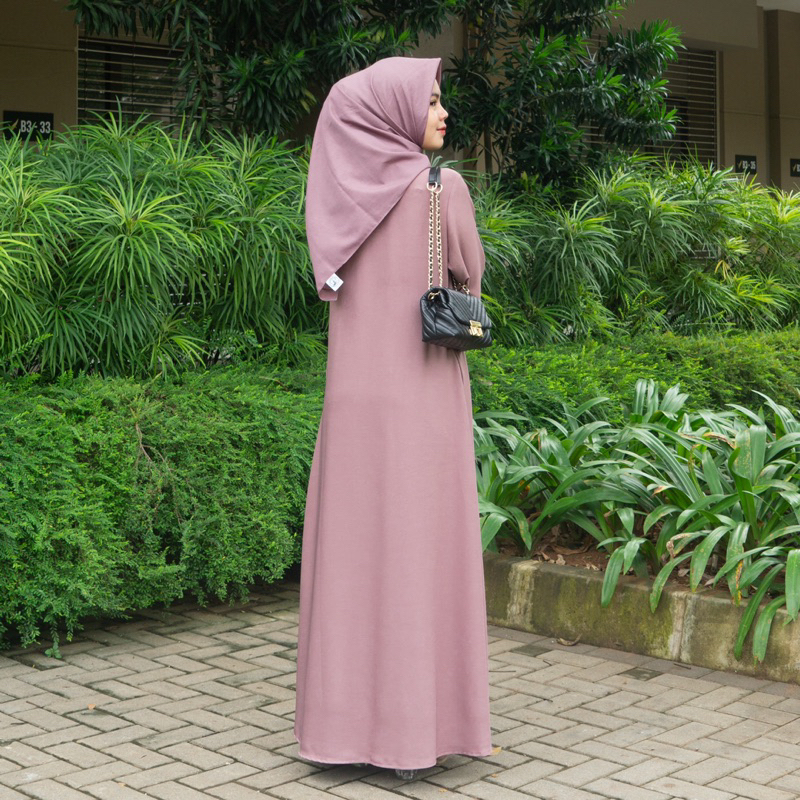 LORA DRESS SIZE M,L,XL TERBARU BAHAN SHAKILA PREMIUM PAKAIAN GAMIS TERLARIS MUSLIM WANITA BY ZENIC ID BISA COD see