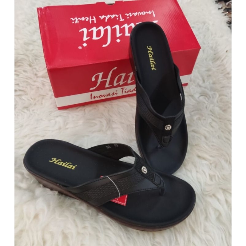 sandal jepit wedges hailai