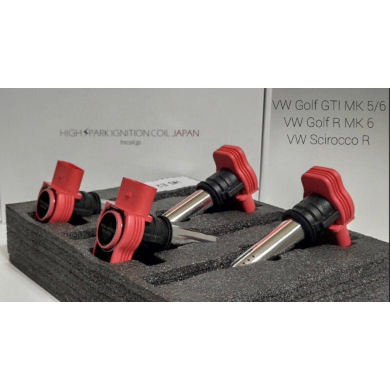 HS COIL HIGH SPARK IGNITION COIL ORIGINAL JAPAN VW GTI MK5/6 SCIROCCO