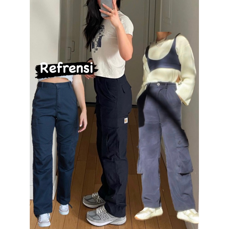 cargo pants navy second big size