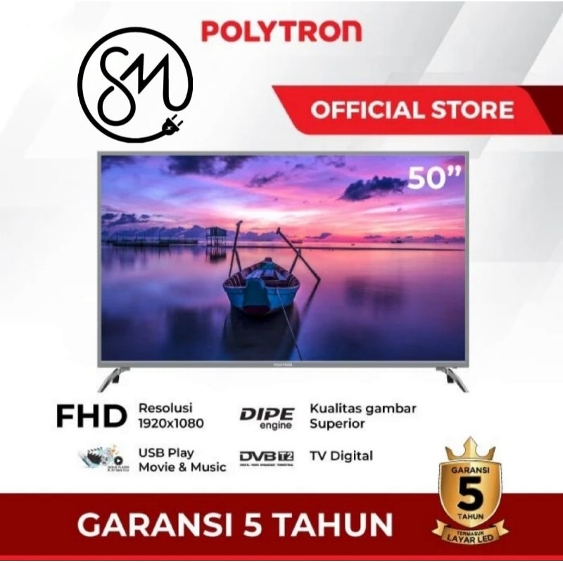 LED TV Polytron PLD 50V8753 50 inc digital inch