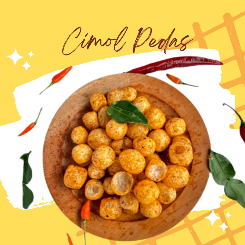 

Cimol Kering Bumbu Pedas Cimol 500 gr Khas Bandung Gurih Camilan Gurih Pedas
