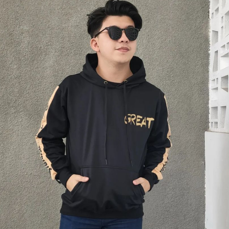 Hoodie Great Combie Hoodie Atasan Pria Wanita Hits Bahan Fleece