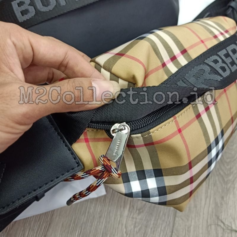 Waistbag Burberry Iconic Bumbag Tas Pinggang Premium Quality