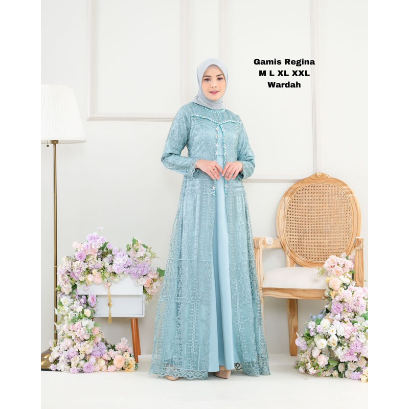 GAMIS  REGINA PAYET MEWAH/ GAMIS TERBARU/ GAMIS PESTA/ GAMIS KONDANGAN/ GAMIS MEWAH/ GAMIS TILE/ GAMIS BRUKAT/ GAMIS BROKAT/ DRESS KONDANGAN/ KEBAYA MODERN/ BAJU PESTA WANITA MUSLIM/ BAJU KONDANGAN WANITA/ GAMIS PESTA TERBARU/ GAMIS BRUKAT TERBARU