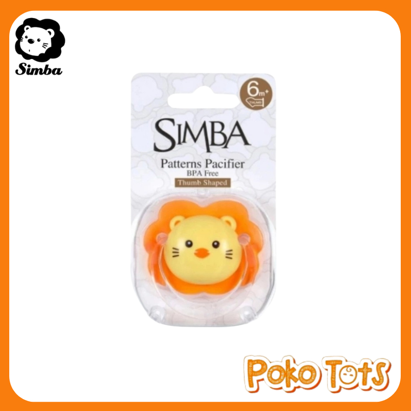 Simba Thumb Shaped Pacifier With Case 0-6m Soother Pacifier Empeng Bayi Simba