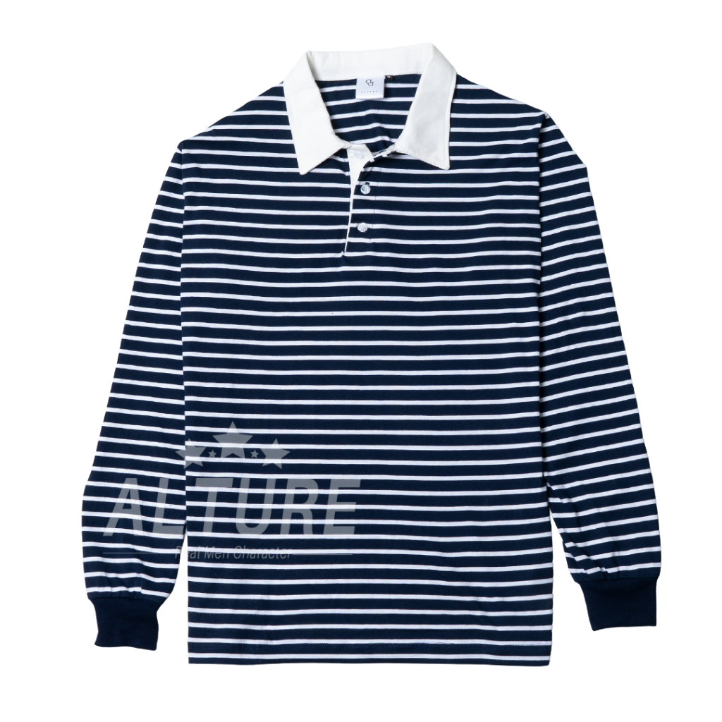 ALTURE - Polo Shirt Rugby Stripes Comfy