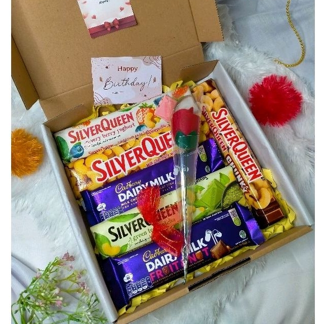 HAMPERS COKLAT VALENTINE/ ULANG TAHUN / KADO VALENTINE