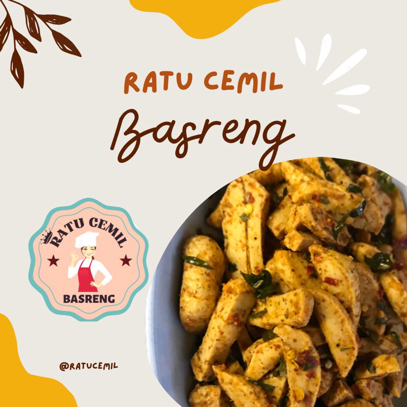 

Basreng PREMIUM Pedas & Asin Ratu Cemil ukuran 60gr 120gr 250gr