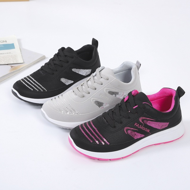 aid 0169, sepatu wanita import fashion sneaker wanita terkiniian cantik terpopular sepatu keren