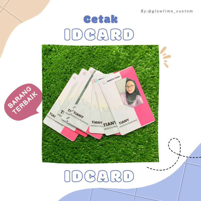 

Cetak ID CARD/Cetak Kartu ID Card Satuan/Cetak ID Card PVC premieum/Kartu pelajar