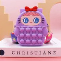 Tas Anak Selempang Pop It Jelly Karakter Lucu Fashion Tas Selempang Popit Tas Selempang Anak Perempuan Viral Warna Warni