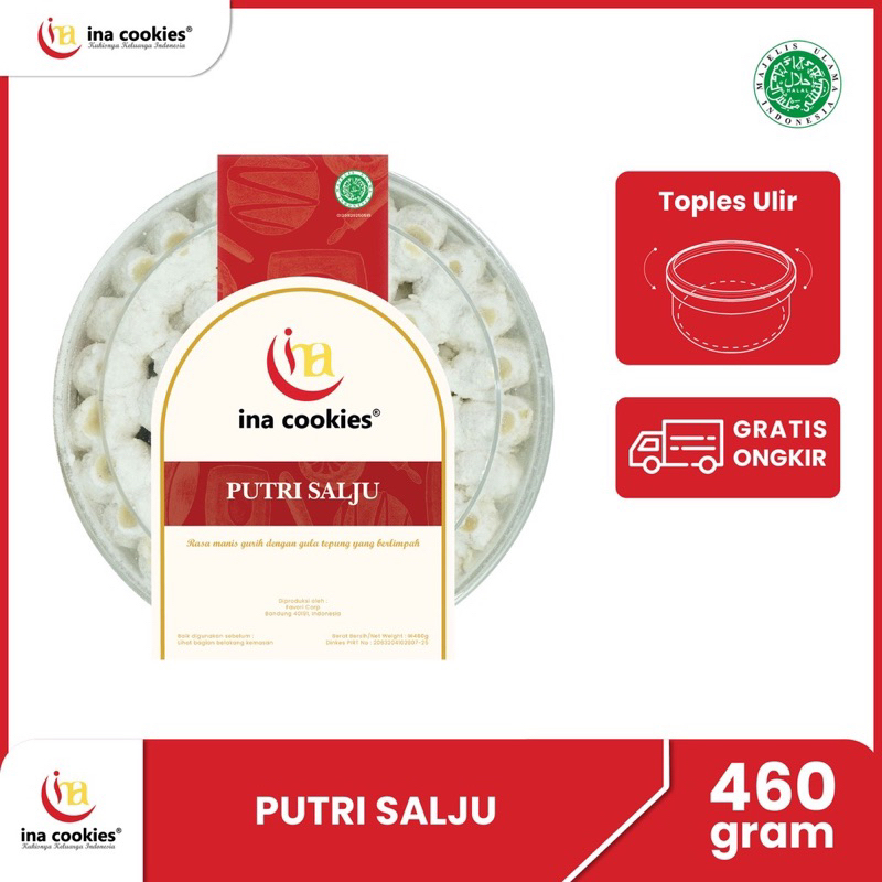 

Ina Cookies Kue Kering Premium Putri Salju Toples Reguler KUe Best Seller