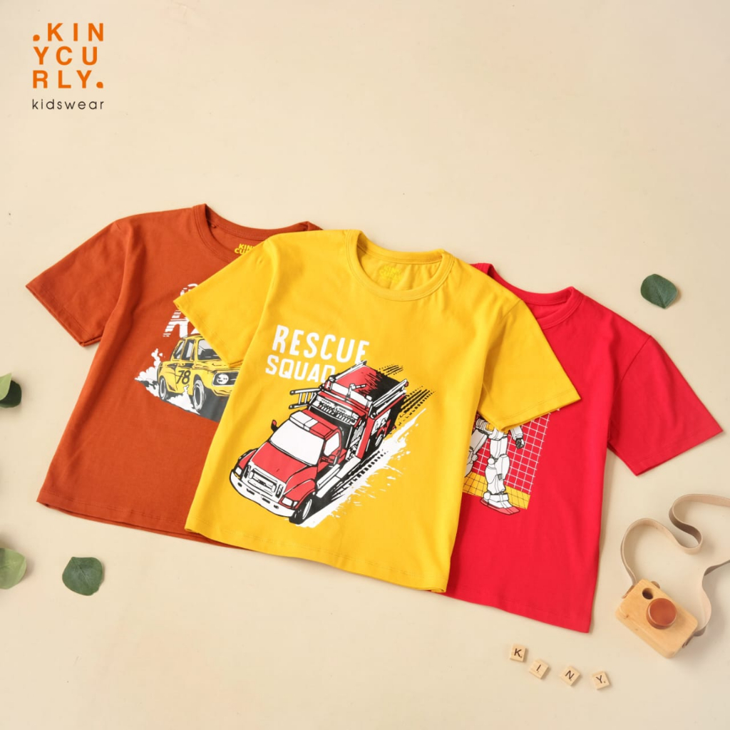 Tshirt Kaos Baju anak laki laki junior remaja by kinycurly