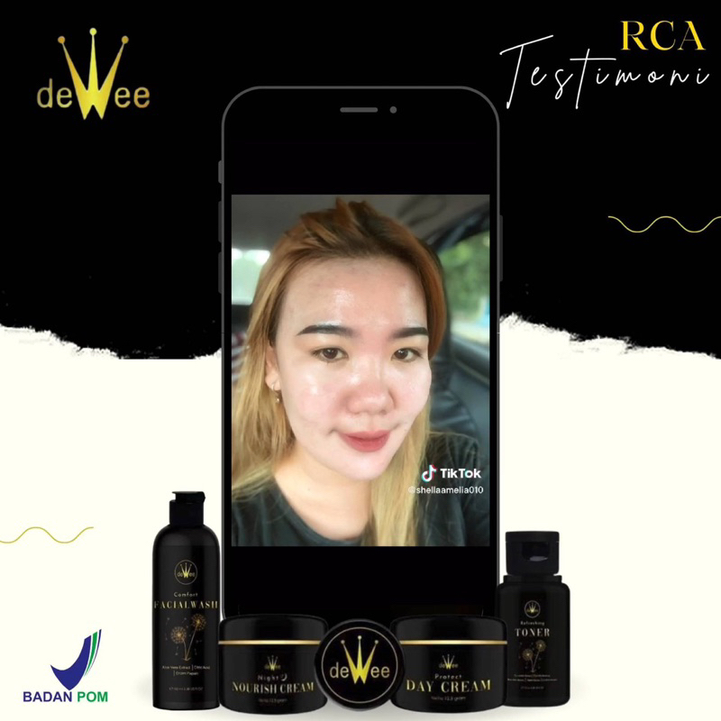 TERLARIS Paket DEWEE BANDEL FLEK PARAH ACNE JERAWAT PARAH Cream Dewee Skincare Beauty FREE GIFT GIVE