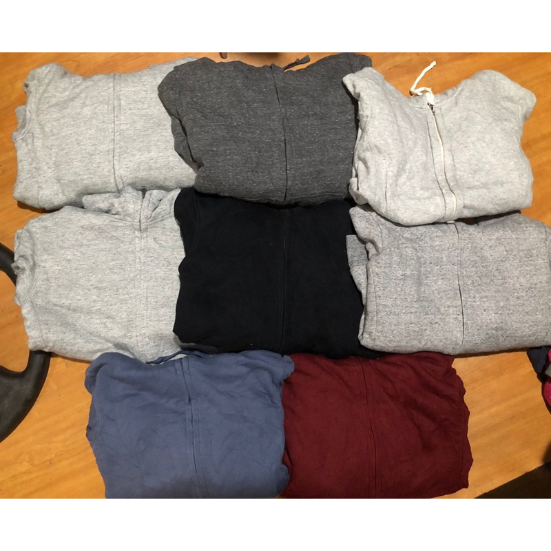 Borongan hoodie Uniqlo sherpa