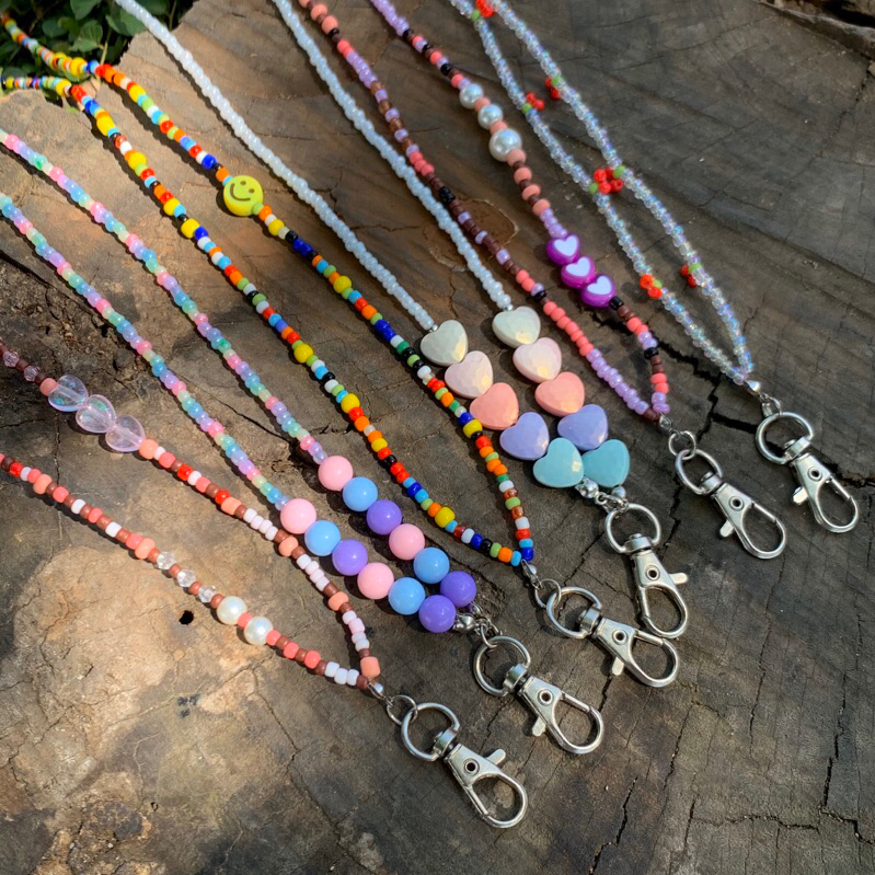 

[LANYARD BEADS] LANYARD Tali ID CARD/VAPE/POD Murah (BISA COSTUM BEADS/PANJANG) Part 2