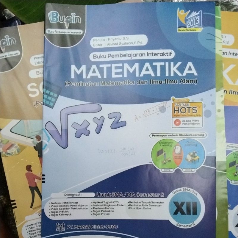 LKS SMA MATEMATIKA PEMINATAN KELAS 12 SEMESTER 2 ghf