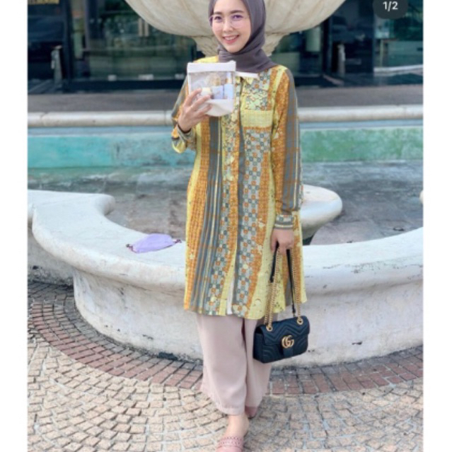 Menik tunic ria miranda jenar top ria miranda marfella preloved