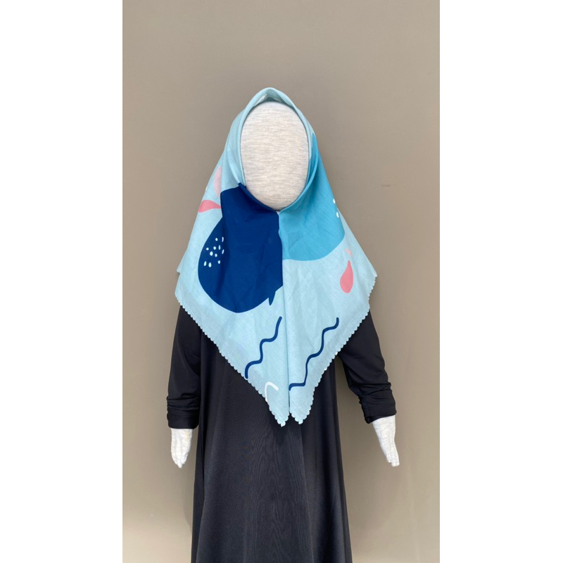 VOAL PRINTING INSTANT MOTIF WHALE / HIJAB INSTANT PRINTING PAUS LUCU