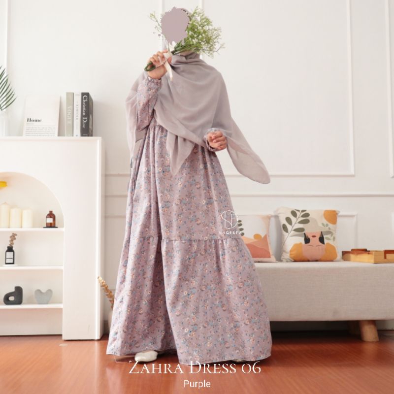 ZAHRA DRESS MOTIF ADEM BUSUI FRIENDLY