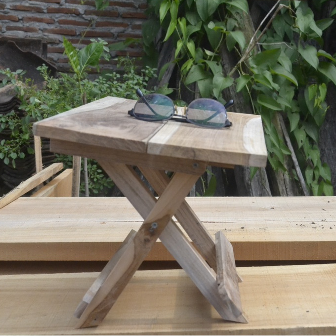 Meja Lipat 25x30 cm Rehal Mini Belajar Ngaji Ukuran Bahan Baku Kayu Jati Jawa