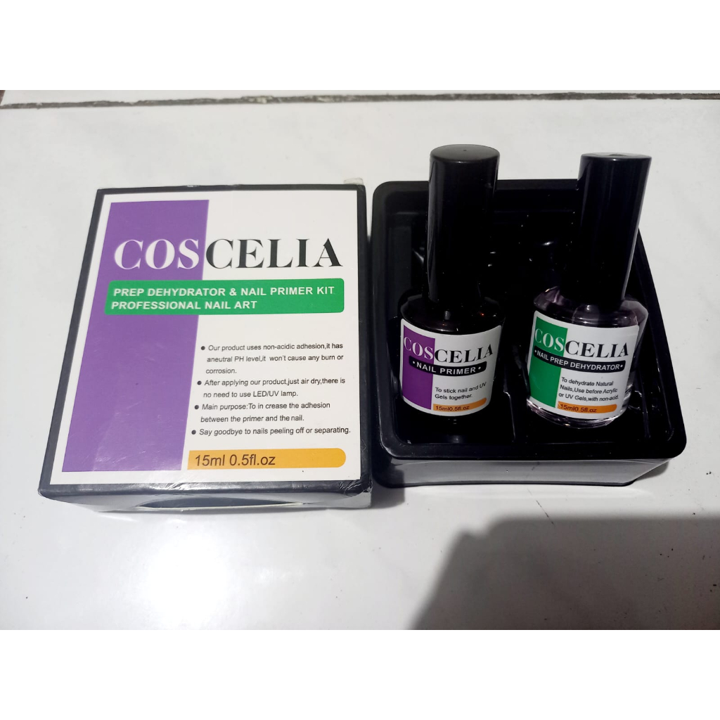 COSCELIA 15ml Nail-Primers Prep Dehydrator Nail Art