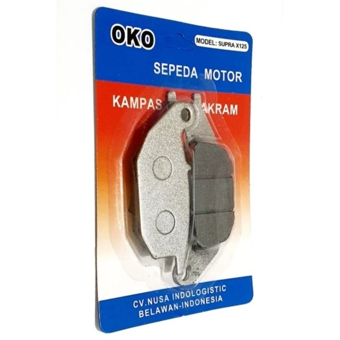 KAMPAS REM DISCPAD BELAKANG SUPRA X 125, SATRIA FU ( OKO )