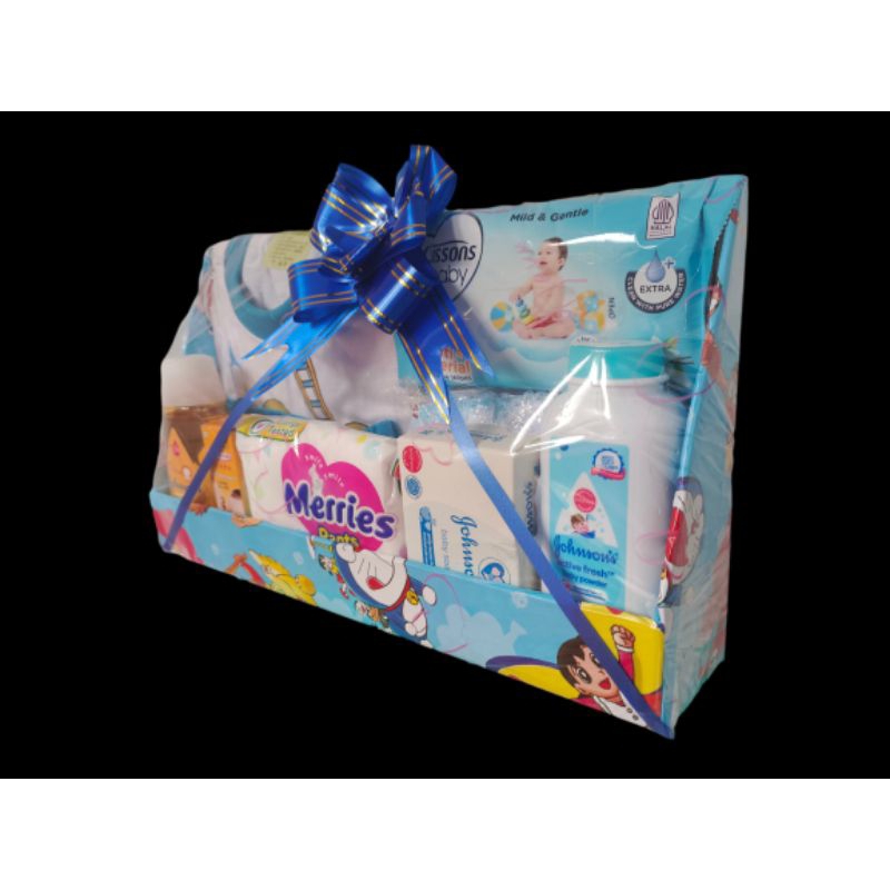 parcel kado bayi laki laki perempuan murah dan lengkap set box  baby