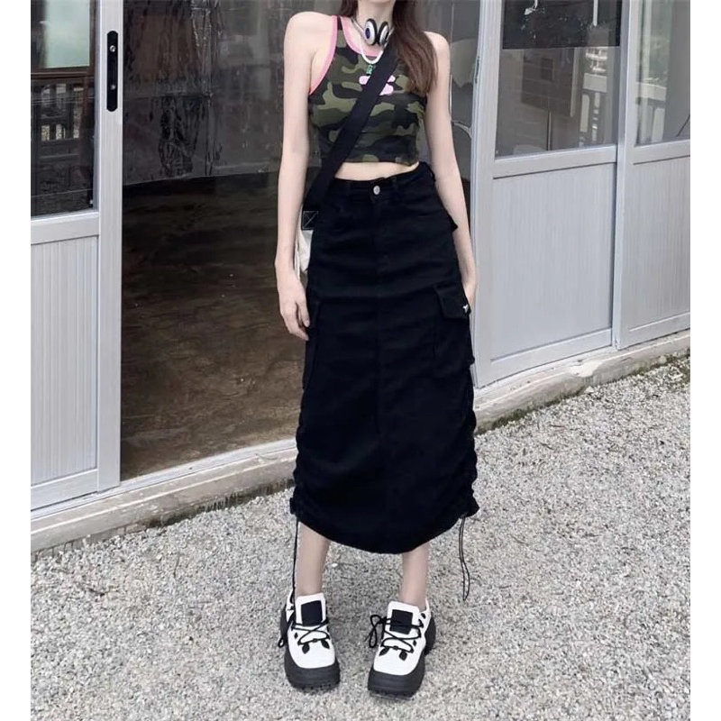 Chimmyshopid - Alexa Skirt Cargo | rok cargo | acubi style | acubi outfit