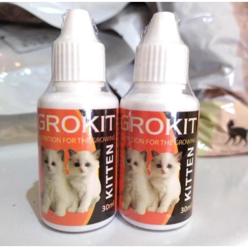 Jual Grokit 30ml Vitamin Pertumbuhan Anak Kucing Grow kit Kitten