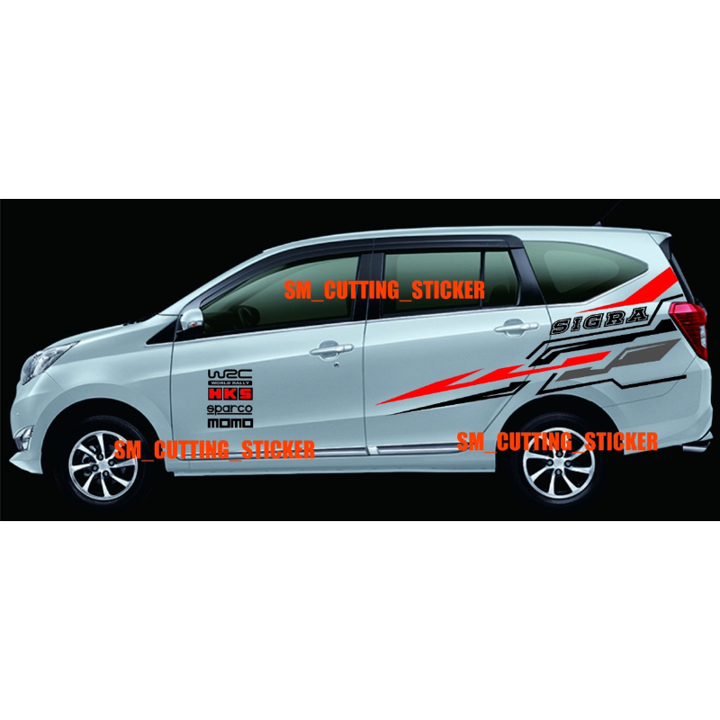 stiker mobil sigra stiker cutting mobil mobil sigra