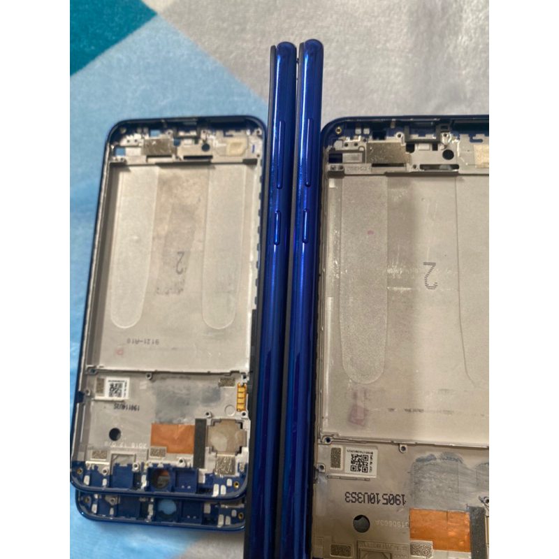 frem lcd original atau tulang tengah xiomi redmi note 7 tombol original 1000%