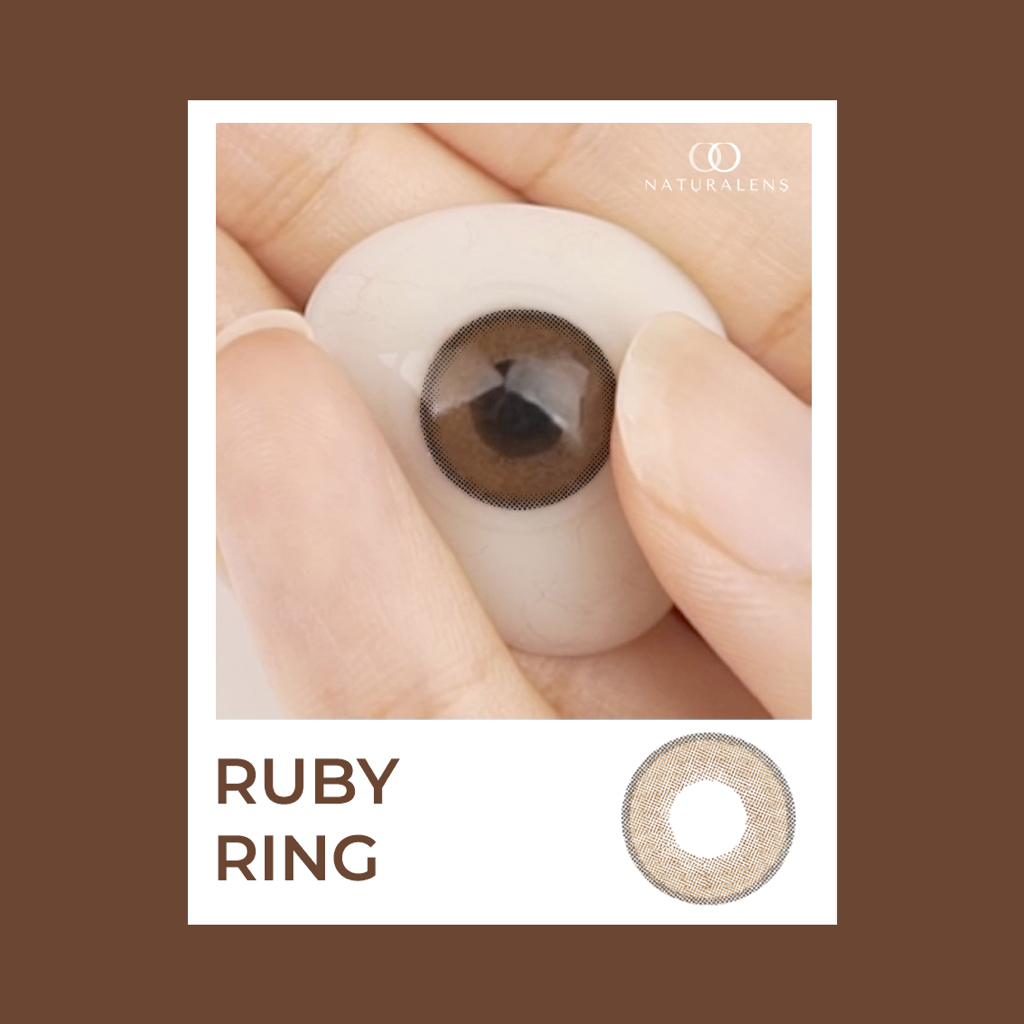 Naturalens Ruby Ring Softlens Biomoist (0 sd -10) Contact Lens