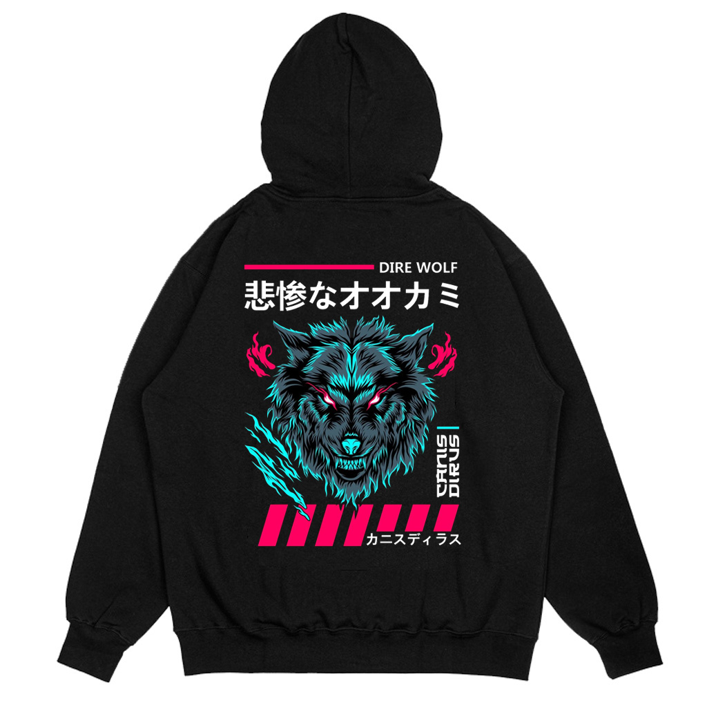 Do The Flow- Hoodie Pria Jepang Ookami