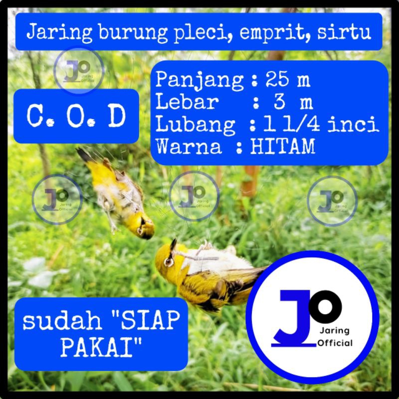 jaring burung prenjak jaring cigun jebakan burung kecil jaring burung sawah