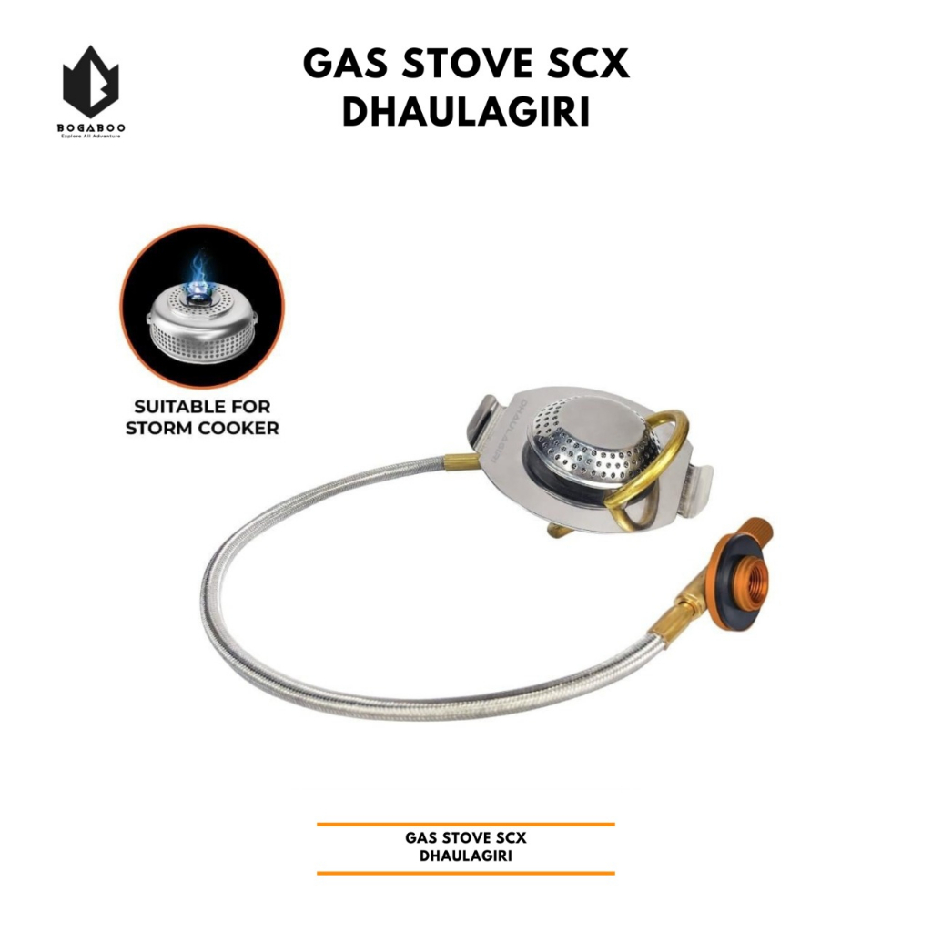 Dhaulagiri Gas Stove SCX - Kompor Selang ultralight - Kompor Camping Outdoor Gunung