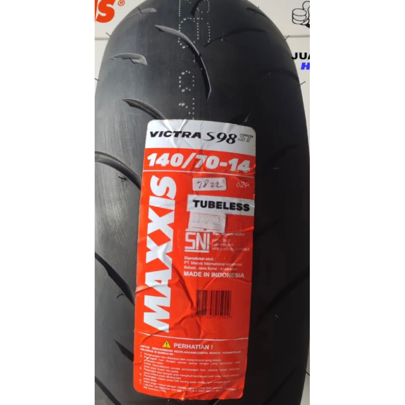 Ban Maxxis Victra AEROX Belakang 140/70 Ring 14 Tubeless
