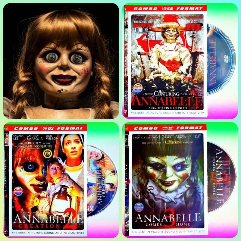 KASET FILM BARU BOXOFFICE HOROR ANNABELLE LENGKAP 3 DISC