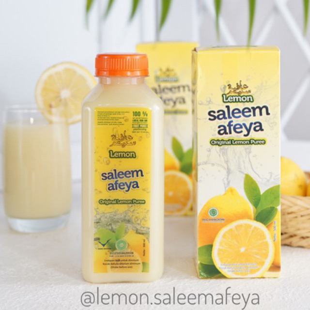 

MAR LEMON SALEEM AFEYA ORINAL 100% SARI LEMON TANPA CAMPURAN AIR SIZE ml dan 250ml / SALEEM AFEYA