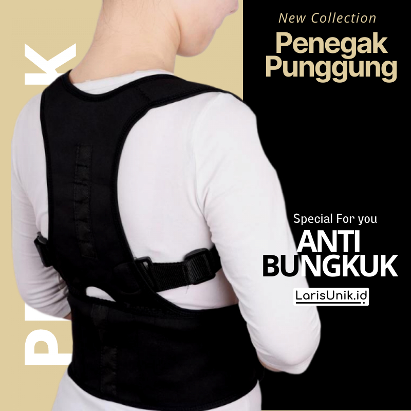 Korset Punggung Posture Support Alat Terapi Penyangga Punggung Penegak Tubuh Penghilang Nyeri