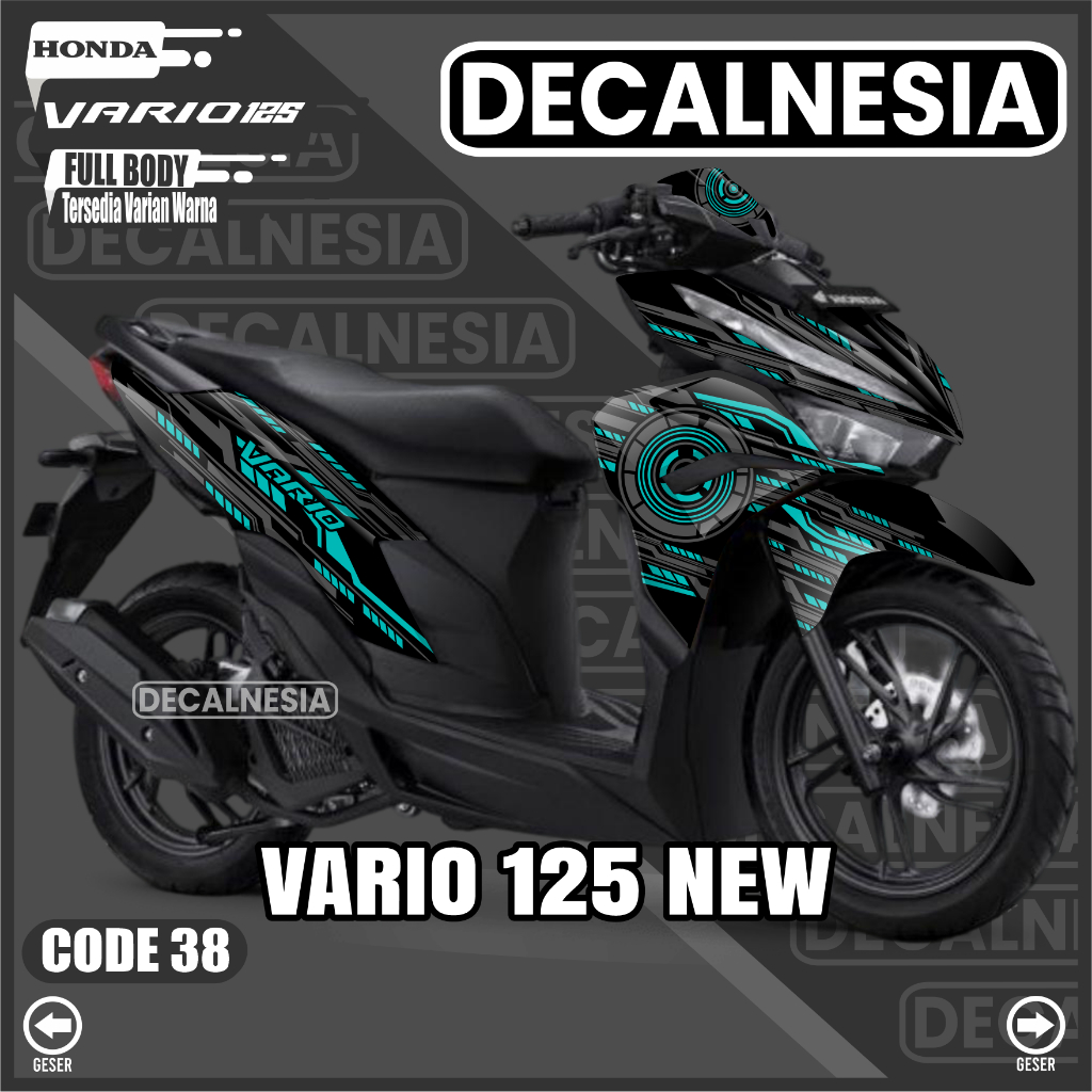 Stiker Decal Vario 125 New 2022 2023 Full Body Sticker CBS ISS SP Motor Honda Variasi Modifikasi Rac